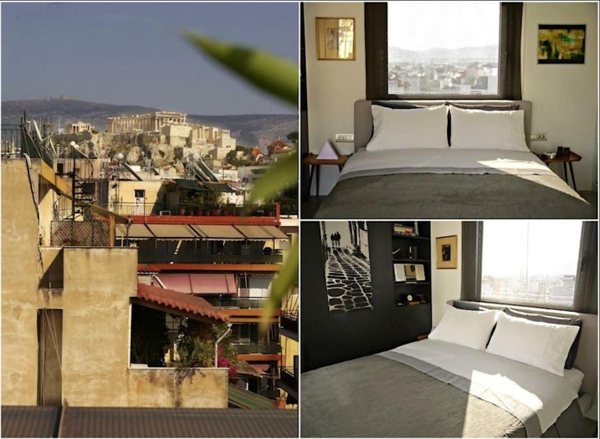 Stylish Penthouse With Acropolis And 360 View Daire Atina Dış mekan fotoğraf