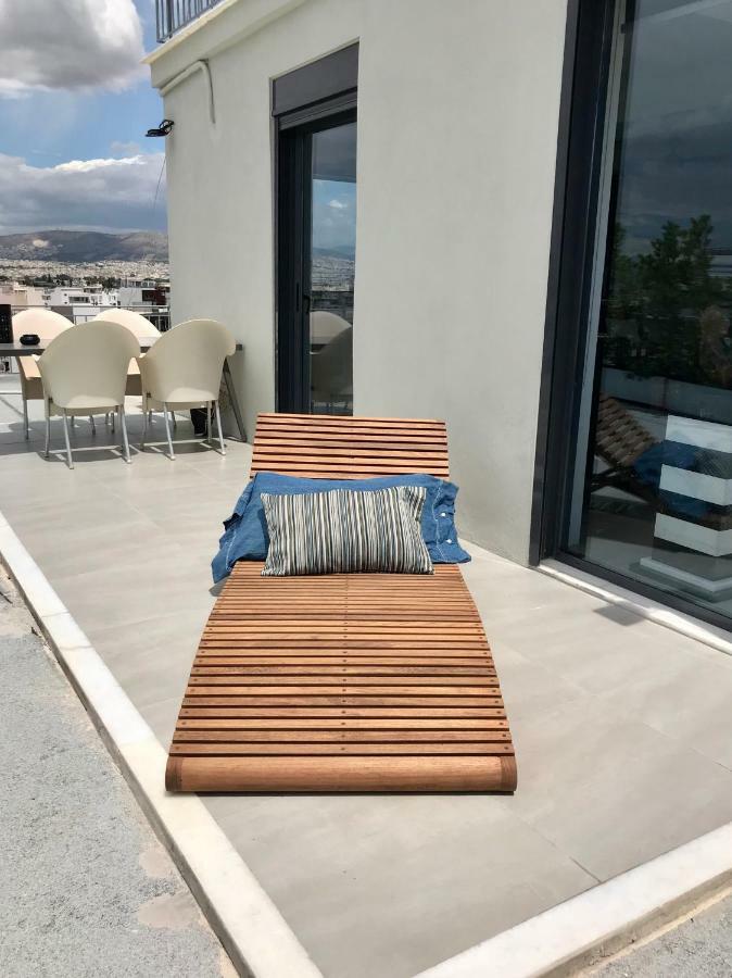 Stylish Penthouse With Acropolis And 360 View Daire Atina Dış mekan fotoğraf