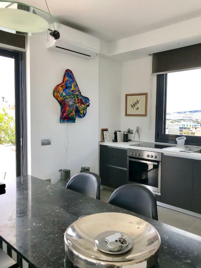Stylish Penthouse With Acropolis And 360 View Daire Atina Dış mekan fotoğraf